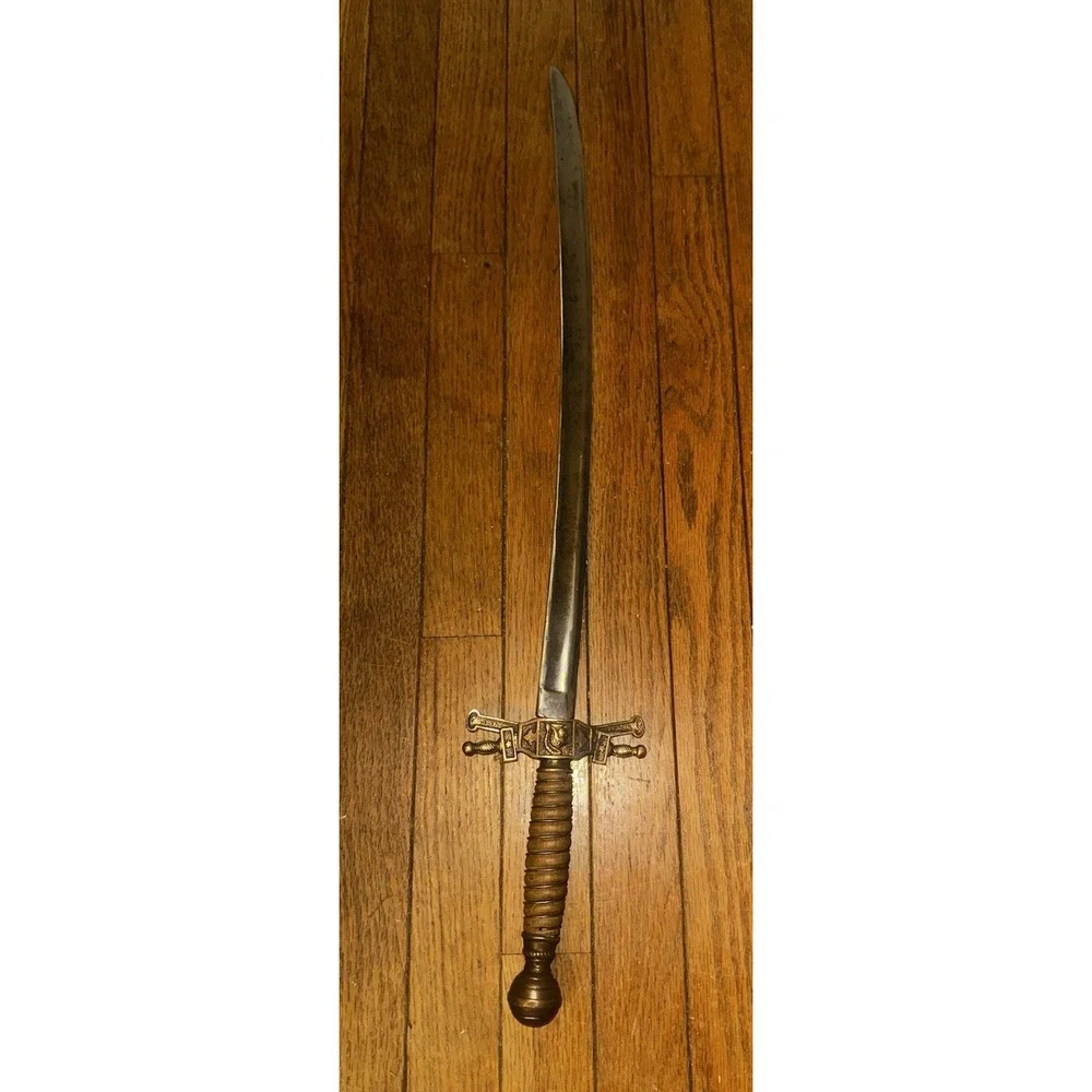 Antique 1800's C.A. Hart Ceremonial Sword knights‎ of pythias masonic sword